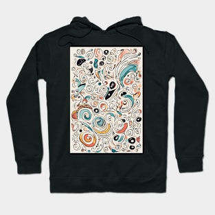 Cute Doodle Whirlwind Hoodie